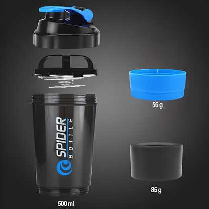 Spider Protein Shaker – Durable & Efficient Mixing Bottle for Fitness